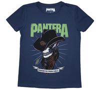 Ladies Pantera Skeleton Cowboy ufficiale Donne maglietta signore