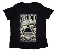 Ladies Pink Floyd Carnegie Hall Poster autorizzato Donne maglietta
