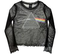 Ladies Pink Floyd DSOTM Courier Crop Top ufficiale Donne maglietta signore