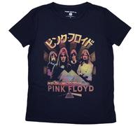 Ladies Pink Floyd Japan Poster autorizzato Donne maglietta
