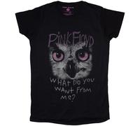 Ladies Pink Floyd Owl - Wdywfm? autorizzato Donne maglietta