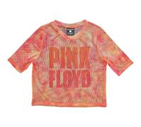 Ladies Pink Floyd Stacked Logo Mesh Crop Top autorizzato Donne maglietta