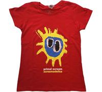 Ladies Primal Scream Screamadelica autorizzato Donne maglietta