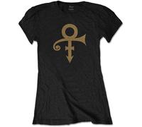 Ladies Prince Symbol Sign AFKAP Purple Rain ufficiale Donne maglietta signore