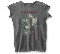 Ladies Queen News of the World Freddie Mercury autorizzato Donne maglietta
