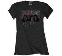 Ladies Queen Union Jack autorizzato Donne maglietta