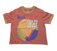 Ladies Rod Stewart In My Heart Crop Top autorizzato Donne maglietta