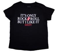 Ladies Rolling Stones It'S Only R&R Diamante ufficiale Donne maglietta signore