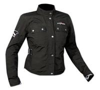 Ladies Scooter Textile Jacket CE Armour Waterproof Motorbike Motorcycle Black XL