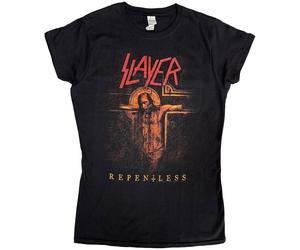 Ladies Slayer Repentless Crucifix autorizzato Donne maglietta