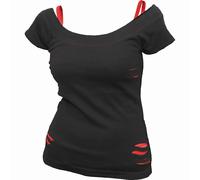 Ladies Spiral Plain autorizzato Donna maglietta