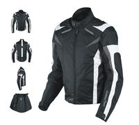 Ladies Textile Jacket sport Racing CE Armour Thermal Liner Vents Motorcycle