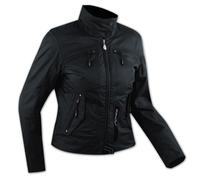 Ladies Textile Waterproof CE Armour Thermal Jacket Motorcycle Scooter Black XS