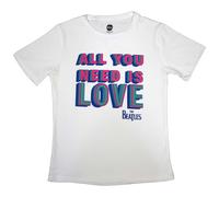 Ladies The Beatles All You Need Is Love ufficiale Donne maglietta signore