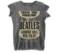 Ladies The Beatles Carnegie Hall autorizzato Donne maglietta