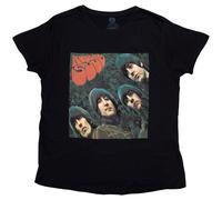 Ladies The Beatles Rubber Soul Album Cover autorizzato Donne maglietta