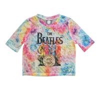 Ladies The Beatles Sgt Pepper Mesh Crop Top autorizzato Donne maglietta