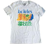 Ladies The Beatles Vintage Ob La Di autorizzato Donne maglietta