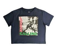 Ladies The Clash London Calling Crop Top ufficiale Donne maglietta signore