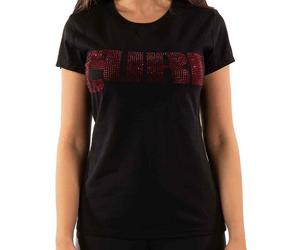 Ladies The Cure Logo Diamante autorizzato Donne maglietta
