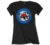 Ladies The Jam Paul Weller Black Logo ufficiale Donne maglietta signore