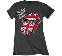 Ladies The Rolling Stones British Tongue ufficiale Donne maglietta signore