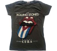 Ladies The Rolling Stones Havana Cuba autorizzato Donne maglietta