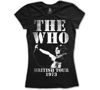 Ladies The Who British Tour 1973 autorizzato Donne maglietta