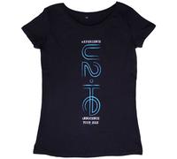 Ladies U2 Logo 2018 Babydoll ufficiale Donne maglietta signore