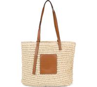 Ladies Wicker Paper Straw Beach Bag, borsa di vimini, borsa a tracolla Shopper