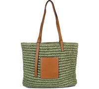 Ladies Wicker Paper Straw Beach Bag, borsa di vimini, borsa a tracolla Shopper