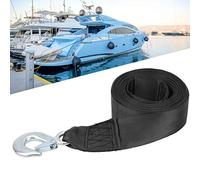 Ladieshow Cinghia per Verricello Barca, 6m Verricello per Rimorchio A Cinghia con Gancio di Sicurezza per Jetski Rimorchi Auto Attrezzature Pesanti, 19.6ft