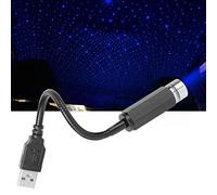 Ladieshow Luce Notturna Stella Tetto Auto, Proiettore per Luce Notturna USB Portatile Regolabile Atmosfera Cielo Stellato per Tetto Automatico Plafoniera