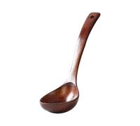 Ladle Soup Spoons with Long Handle Wooden Handle Kitchen Utensils 28cm