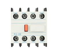 LADN22 Contatto ausiliario Blocco contatto ausiliario Fit 2 NO 2 NC Blocco contatto ausiliario Fit F4-22 Elettrico leggero per contattore CA per il miglioramento della casa