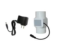 LadPumly Ventilatore Condotto Piccolo 2 Pollici 21CFM Estrattore d'Aria Linea Ventilatori sfiato for Tubi CC Risparmio energetico efficiente officine Soffitte Bagno Toilette