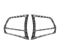 LADPZJNW Accessori Interni per BMW F30 F31 F34 F45 F32 F33 F36 F22 2 Pezzi Adesivi Pulsanti Volante Fibra Carbonio Auto(Style B)