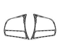LADPZJNW Accessori Interni per BMW F30 F31 F34 F45 F32 F33 F36 F22 2 Pezzi Adesivi Pulsanti Volante Fibra Carbonio Auto(Style A)