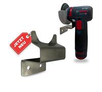 LADSPRINT® Supporto da parete adatto per Bosch GWS 12V-76 | PETG di alta qualità | Robusto e stabile | Vestibilità perfetta | Made in Germany | Conservazione sicura ed elegante per la vostra batteria