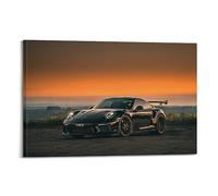 LADV 911 GT3 RS - Quadro decorativo su tela, motivo: auto sportiva da corsa, 60 x 90 cm