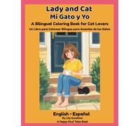 Lady and Cat: A Bilingual Coloring Book for Cat Lovers