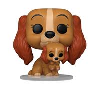 Funko POP! Disney: Lady & The Tramp - Lady With Puppy - Lady And The Tramp - Lilli e il Vagabondo - Figura in Vinile da Collezione - Idea Regalo - Merchandising Ufficiale - Movies Fans