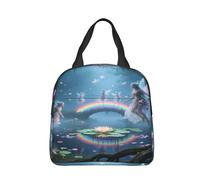 Lady And Tree Fungo Piccolo Lunch Bag Isolato Lunch Tote Bag Cooler Tote Borse Per Le Donne Uomini