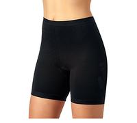 Lady Bella - Confezione 2 Slip Gamba Lunga Anti-sfregamento Cosce in Cotone Elasticizzato, Pantaloncini Intimi Estivi per Protezione sfregamento Interno Coscia (Nero; 9)