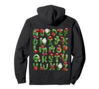 Lady Bug alfabeto ABC apprendimento lettera Lady Bird Art sul retro Felpa con Cappuccio