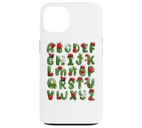Lady Bug alfabeto ABC apprendimento lettere ragazzi ragazze signora uccello Custodia per iPhone 13