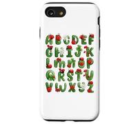 Lady Bug alfabeto ABC apprendimento lettere ragazzi ragazze signora uccello Custodia per iPhone SE (2020) / 7 / 8