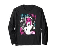 Lady Gaga Artpop Collage Musica Pop Glamour Maglia a Manica