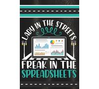 Lady in the Streets/Freak in the Spreadsheets: Blank 120 Page Lined Journal/Notebook/Poetry/Lyric Book