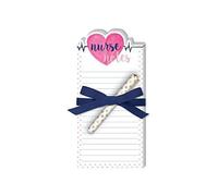 Lady Jayne Nurse Herz gestanzter Notizblock mit Stift (11864)